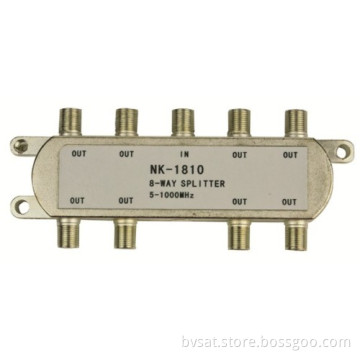 Tin-plated Performance Index Cable Tv Splitter 